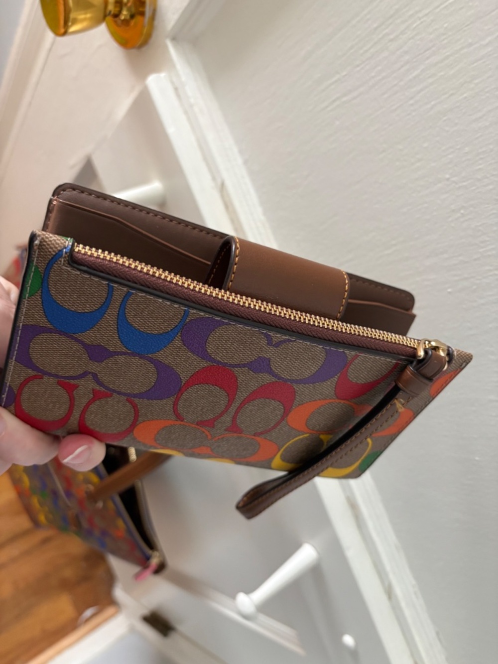Coach Pride Gallery tote and wallet - rare rainbow - Picture 8 of 8